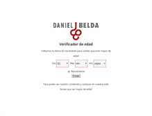 Tablet Screenshot of danielbelda.com